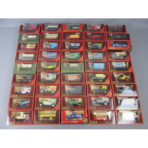 392 - MATCHBOX Models of Yesteryear in red window boxes. Near Mint to Mint in Near Mint to Mint Boxes. (47... 