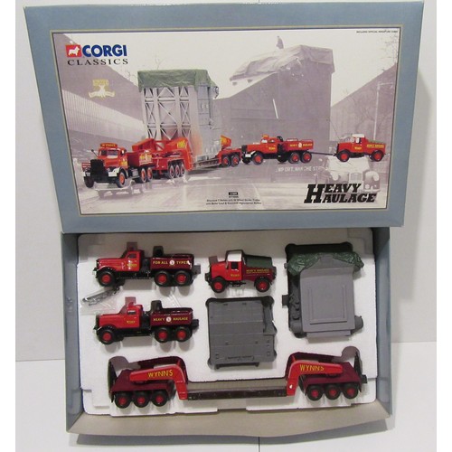 388 - CORGI CLASSICS Heavy Haulage 31009 Wynns Diamond T with Girder Trailer and Boiler Load. Mint in Exce... 