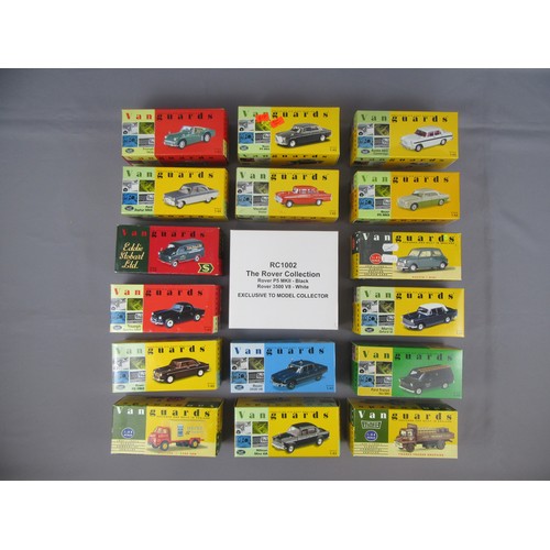 322 - VANGUARDS Cars and Commercials. All Appear Mint in Excellent to Near Mint Boxes. (18)