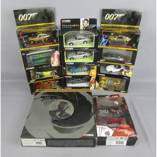 325 - CORGI JAMES BOND 007 assorted models. All Appear Mint in Good to Near Mint Boxes – a couple missing ... 