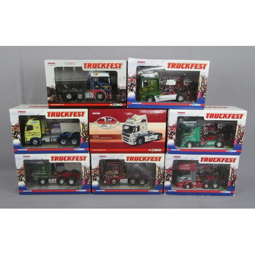 330 - CORGI 1:50TH ‘TRUCKFEST’ to include CC13244, CC13245, CC15203, CC14017, CC13702, CC13223, CC13232 an... 