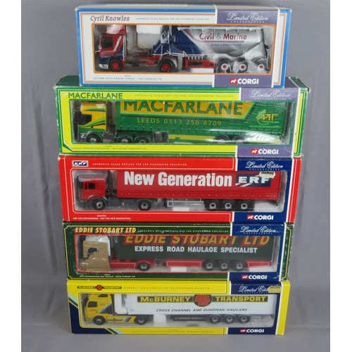 333 - CORGI 1:50TH TRUCKS to include 75602 ‘MacFarlane Transport Ltd’, CC12701 ‘ERF The New Generation’, 7... 