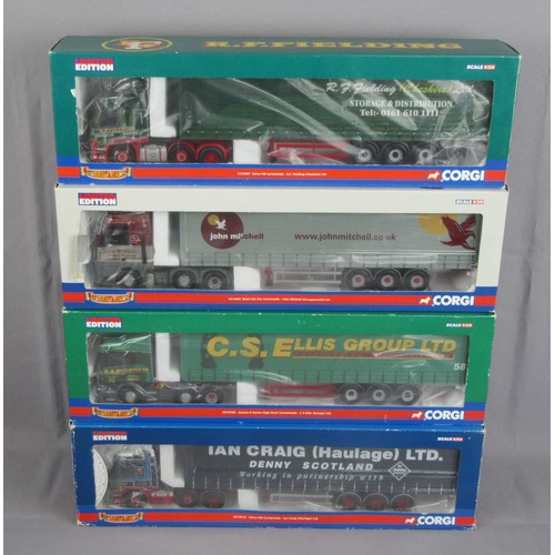 334 - CORGI 1:50TH ‘Haulers of Renown’ to include CC13703 ‘C.S.Ellis (Group) Ltd’, CC13512 ‘Ian Craig (Hau... 