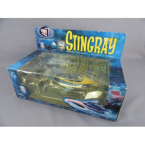 312 - Product Enterprise - Gerry Anderson Diecast Stingray W.A.S.P vehicle, Appears Mint in a Good Plus Bo... 