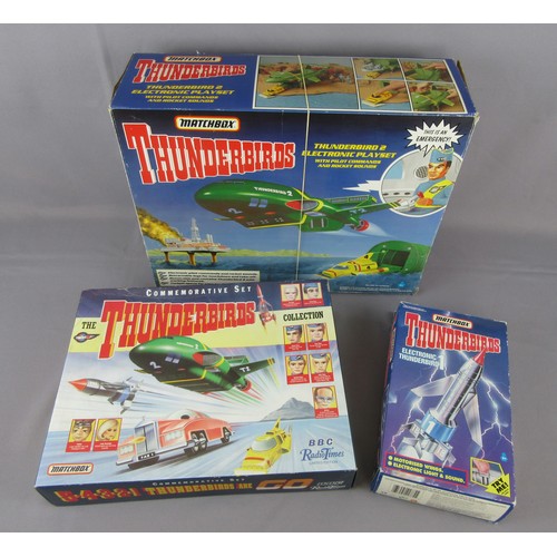 319 - MATCHBOX THUNDERBIRDS to include BBC Radio Times Commemorative Set, Electronic Thunderbird 1 and Thu... 