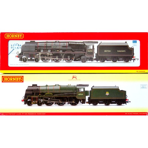 70 - HORNBY (China) 00 gauge Steam Locos comprising: R2722 Duchess Class 4-6-2 “City of Leicester” Loco a... 