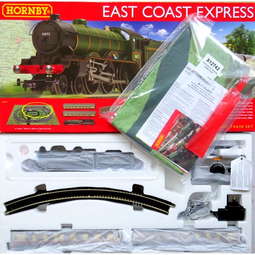 85 - HORNBY (China) 00 gauge “East Coast Express” Train Set containing: 4-6-0 “West Ham United” Loco and ... 