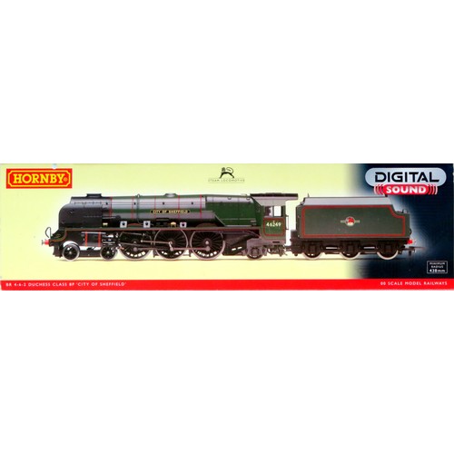 101 - HORNBY (China) 00 gauge R2782XS DCC and Sound Decoder Fitted Duchess Class 4-6-2 “City of Sheffield”... 