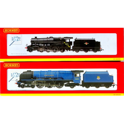 102 - HORNBY (China) 00 gauge Steam Locos comprising: R2286 Princess Coronation Class 4-6-2 “Duchess of Gl... 