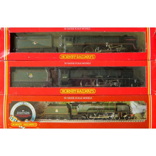 104 - HORNBY 00 gauge Steam Locos comprising: R262 Coronation Class 4-6-2 “Duchess of Atholl” Loco and Ten... 