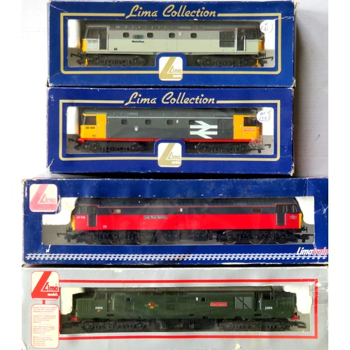 129 - LIMA 00 gauge Locos comprising: Class 47 “Lady Diana Spencer” No. 47712 red and grey, Co-Co “Great E... 