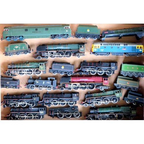 131 - HORNBY / BACHMANN / LIMA etc. 00 gauge 21 x Locos and Tenders non-runners for spares of repair (Qty.... 