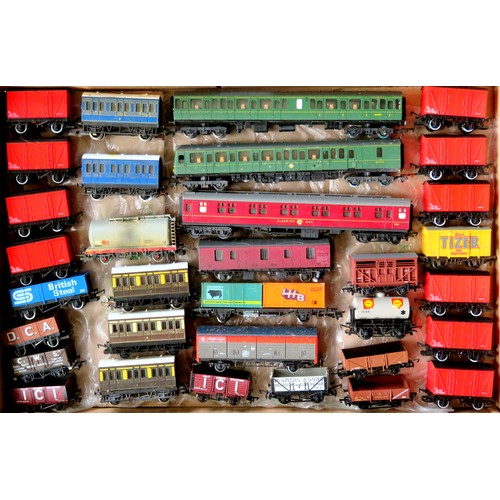 132 - HORNBY   / LIMA etc. 00 gauge 30+ x Rolling Stock to include DMU Coaches, Sleeping Car, Tank Wagons,... 