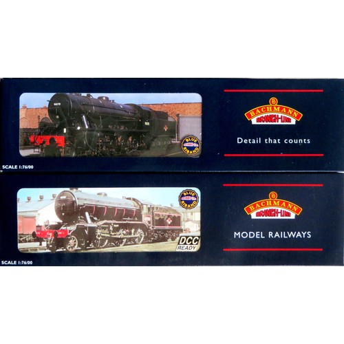 138 - BACHMANN 00 gauge Steam Locos comprising: 32-277 K3 2-6-0 Loco and Stepped Tender No. 61949 BR lined... 