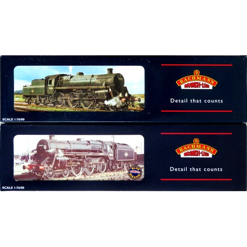 274 - BACHMANN 00 gauge Steam Locos comprising: 32-503 Standard Class 5MT 4-6-0 Loco and BR1 Tender No. 73... 