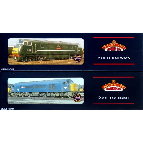 279 - BACHMANN 00 gauge Diesel Locos comprising: 32-060 Class 42 Warship Diesel Loco No. 801 BR maroon wea... 