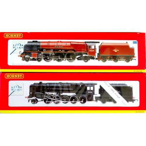 290 - HORNBY (China) 00 gauge Steam Locos comprising: R2444 Duchess Class 4-6-2 “City of Carlisle” Loco an... 