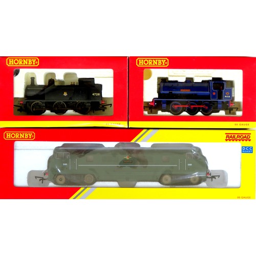 291 - HORNBY (China) 00 gauge Locos comprising: R3491 Class 42 Warship Diesel Loco “Benbow” No. D805 BR gr... 