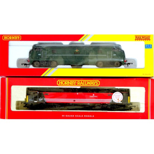 292 - HORNBY (China) 00 gauge Locos comprising: R2061C Virgin Co-Co Diesel Electric Class 47 Loco “County ... 