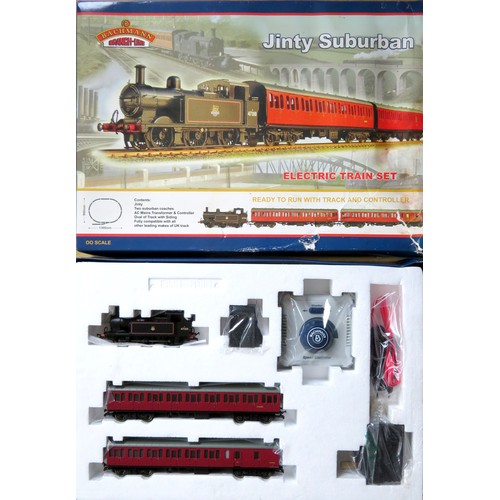 307 - BACHMANN 00 gauge 30-016 “Jinty Suburban Train Set” containing: 0-6-0 Jinty Loco No. 47310 BR lined ... 