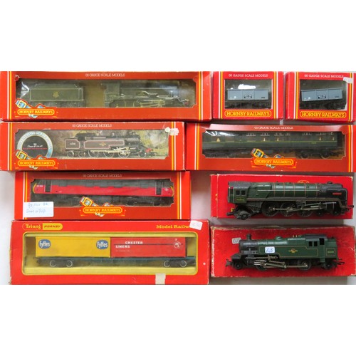 308 - HORNBY / TRIANG 00 gauge Locos and Rolling Stock comprising: Hornby R860 4-4-0 “The Pytchley” Loco a... 