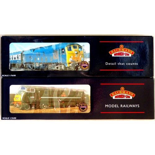 315 - BACHMANN 00 gauge Diesel Locos comprising: 32-059 Class 42 Warship Diesel Loco “Glory” No. D818 BR g... 