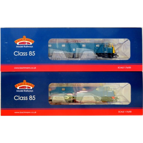 320 - BACHMANN 00 gauge Overhead Electric Locos comprising: 31-677 Type AL5 Loco No. E3056 BR blue, plus 3... 