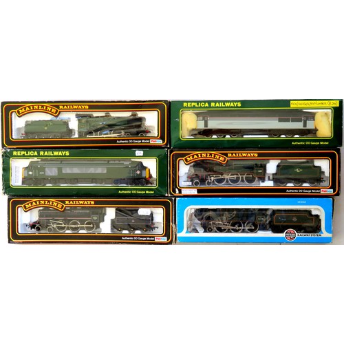 324 - MAINLINE / REPLICA RAILWAYS / AIRFIX etc. 00 gauge Locos comprising: Aifix 4-6-0 “Cameron Highlander... 