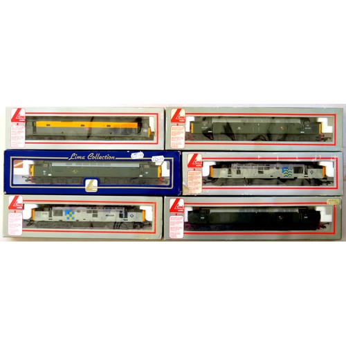 332 - LIMA 00 gauge Diesel Locos comprising: Class 37 “Great Rocks” No. 37688 grey, No. D335 BR green, Cla... 