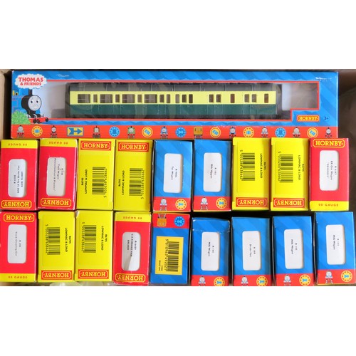 339 - HORNBY 00 gauge 22 x Rolling Stock (4 Coaches, 18 x Goods Wagons) to include: Thomas and Friends 2 x... 