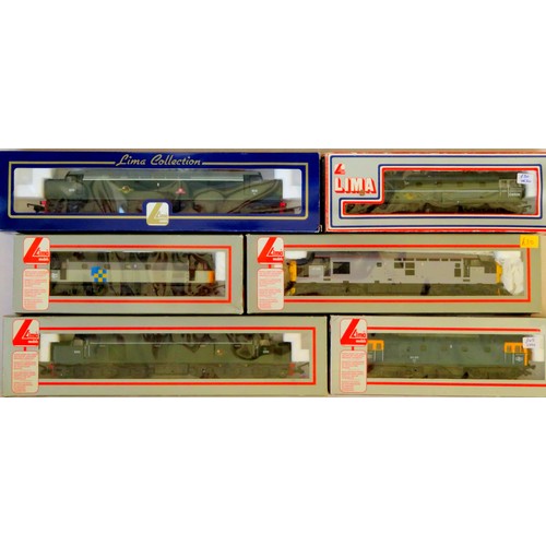 343 - LIMA 00 gauge Diesel Locos comprising: Class 40 “Empress of Britain” No. D210 BR green Rails of Shef... 