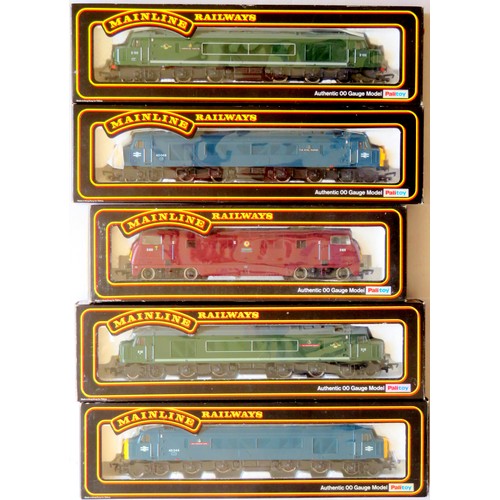 346 - MAINLINE 00 gauge Locos comprising: 37041 Type 4 1Co-Co1 Diesel Loco “Sherwood Forester No. D100 BR ... 