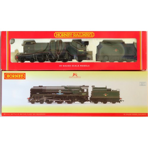 349 - HORNBY (China) 00 gauge Steam Locos comprising: R2468 Battle of Britain Class 4-6-2 “603 Squadron” L... 