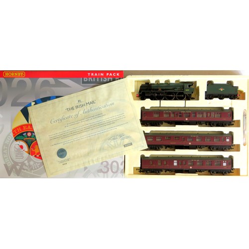 352 - HORNBY (China) R2796M “The Irish Mail” Train Pack containing: Royal Scot Class 4-6-0 “Old Contemptib... 