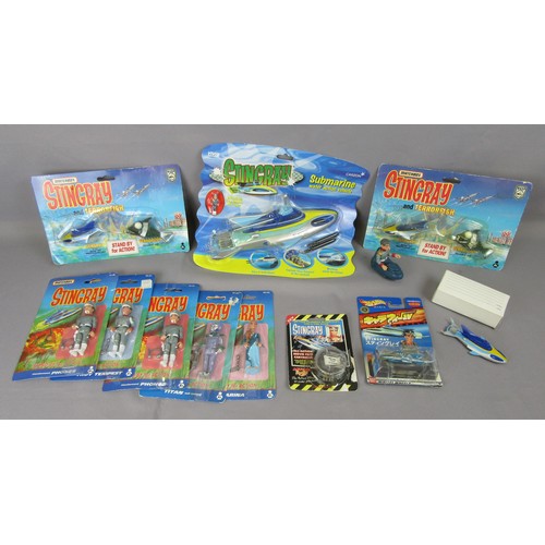 157 - GERRY ANDERSON’S STINGRAY models by Matchbox, Hot Wheels and Vivid Imaginations. Near Mint to Mint i... 