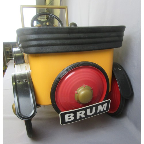 201 - ‘BRUM’ PEDEL CAR – measures 3ft long, 16’’ wide, 20’’ high. Full working order – comes with one spar... 