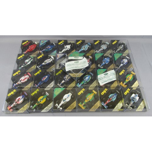 306 - ONYX 1/43 Formula 1 Collection. Near Mint to Mint in Near Mint Boxes. (25)