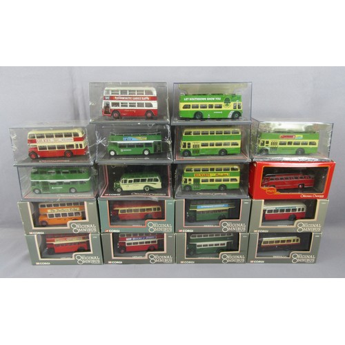 321 - CORGI ORIGINAL OMNIBUS COMPANY Buses and Coaches. Mint in Excellent to Near Mint Boxes. (18)