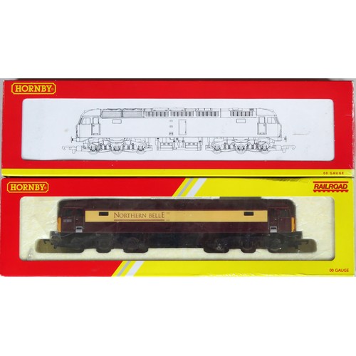 414 - HORNBY (China) 00 gauge Locos comprising: R3153 Class 47 “Northern  Belle” No. 47862 brown and cream... 