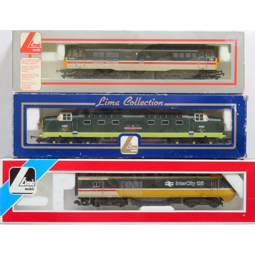 428 - LIMA 00 Gauge Diesel Locos comprising: Class 55 “Royal Scots Grey” No. D9000 2-tone green, Limited E... 