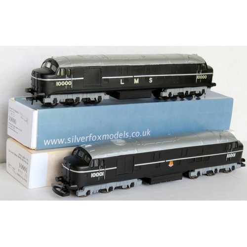 431 - SILVER FOX 00 Gauge 2 x English Electric Co-Co Locos comprising: (1 x No. 10000 LMS livery Silver Fo... 