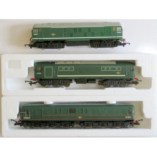 432 - SILVER FOX 00 Gauge Locos comprising: 1CO-CO1 English Electric Prototype No. 10203 BR green, Co-Bo M... 