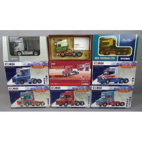 362 - CORGI 1/50 Haulers of Renown Tractor cabs to include CC12831, CC12832, CC12834, CC12836, CC12839, CC... 