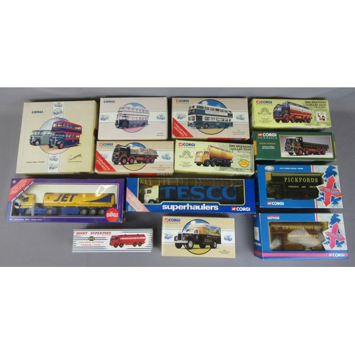 367 - CORGI Classics to include 11001, 24301, 24302, 97327, 97341, 97077 and others plus Siku 1/55 Mercede... 