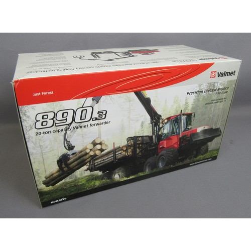 344 - SWORD MODELS 1/50 Komatsu Valmet 890.3 Forwarder. Mint in a Near Mint Plus Box.