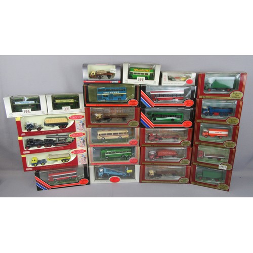 370 - EFE / CORGI TRACKSIDE group of commercials and buses. Near Mint to Mint in Near Mint Boxes. (24)