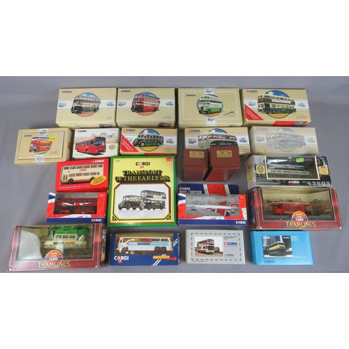 376 - CORGI CLASSICS Buses and coaches to include limited editions and Code 3’s. Near Mint to Mint in Exce... 