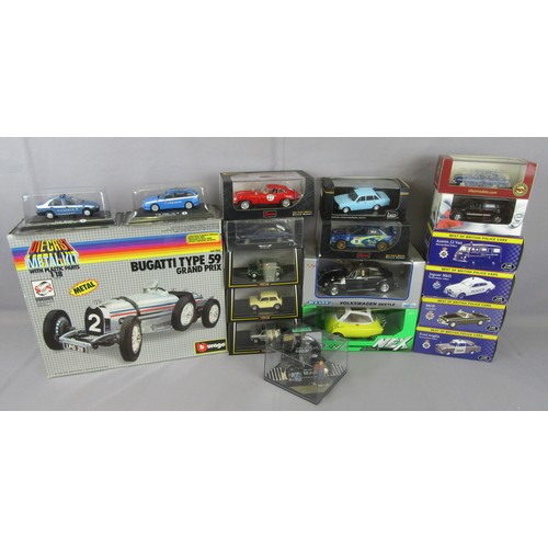 385 - VITESSE / IXO /ATLAS mixed scale models to include 3x Vitesse Mini, NEO Open Senator, IXO Volvo 144 ... 