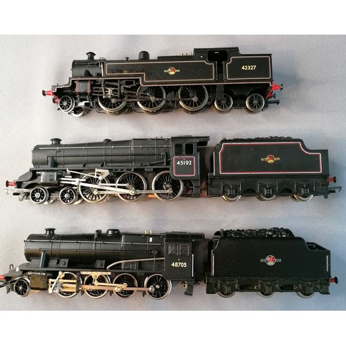 450 - HORNBY 00 Gauge Tender Drive Ex-LMS BR Loco’s comprising Class 8 2-8-0 No 48705 Cat no R2055 black, ... 