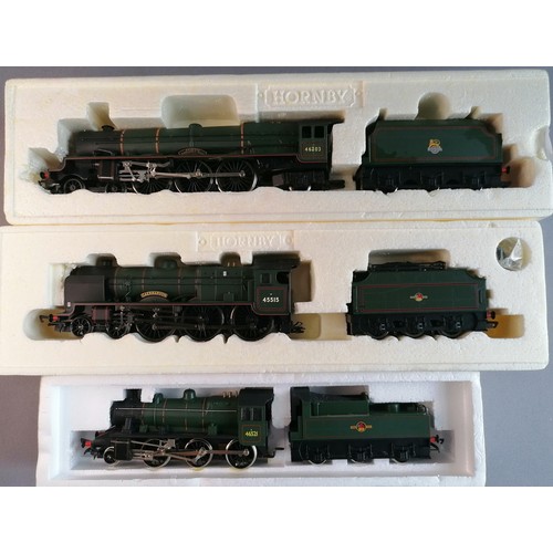 454 - HORNBY 00 Gauge BR Loco’s comprising Princess class 4-6-2 No 46203 Princess Margaret Rose green, Pat... 